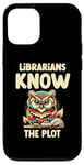 iPhone 12/12 Pro Librarians Know The Plot Librarian Book Reading Books Case