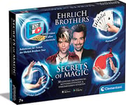 Clementoni 59312 Ehrlich Brothers Secrets of Magic Kit Enfants à partir de 7 Ans Équipement Magique pour 30 Tours de Magie étonnants avec vidéo d'explication 3D, Multicolore