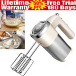 UK plug MAINS POWERED 5 SPEED Kitchen HAND-HELD MIXER WHISK EGG BEATER CAKE BAKE