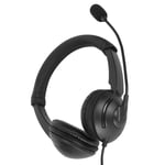 USB Wired Headset Noise Reduction Computer Headphone With Mic For Call Center Bu