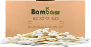 800  Bamboo  Cotton  Buds |  Q  Tips |  Ear  Sticks |  Cotton  Swab |  Wooden  C