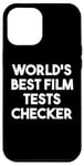 iPhone 12 Pro Max World's Best Film Tests Checker Case