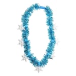 Led långt halsband jul färgglada 7 lampa hänge halsband Xmas Giftwomen män blue