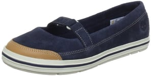 Timberland 3957R, Chaussures à lacets femme - Bleu (Navy Suede), 38.5 EU