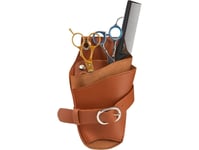 Activeshop Belt Holster For Hairdressing Scissors T11 Brown