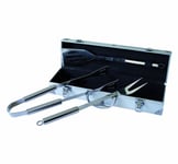 Pradel Excellence - WB109 - Valise Barbecue Métal : 1 Spatule + 1 Fourchette + 1 Pince