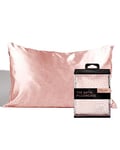 Kitsch Satin Pillowcase for Hair & Skin - Softer Than Silk Pillowcase for Hair and Skin | Cooling Satin Pillowcases with Zipper | Satin Pillow Case Cover | Standard Queen (Dot, 1 Pack)