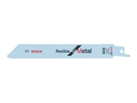 Bosch Flexible For Metal S 922 Ef - Sagblad - For Rør, Blikk, Stål, Profiles - Lengde: 150 Mm - Bredde: 19 Mm (En Pakke 100)