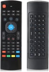 Air Mouse, Télécommande Tv Clavier Sans Fil 2.4G, Poignée De Jeu Avec Détection De Mouvement, Apprentissage Ir, Pour Android Tv Box Smart Tv, Plug And Play, Anti-Tremblement(Le Noir)