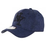 Casquette Enfant Bleu Denim et Lin Baseball NY Laxy de 6 a 11 ans-Taille unique