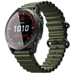 Ocean Armbånd Garmin Fenix 7X - Army