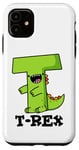 Coque pour iPhone 11 Jeu de mots alphabet amusant T-Rex