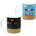 Paladone Tasse à café à changement de chaleur Super Mario – Produit sous licence Nintendo – Cadeau pour les joueurs, les nerds, les fans de Nintendo Mario, les hommes et les amateurs de jeux rétro –