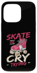 Coque pour iPhone 13 Pro Design de roller pour homme et femme Roller Derby