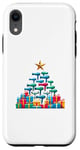 Coque pour iPhone XR Christmas Tree Sèche-cheveux Coiffure Coiffeur Coiffeuse