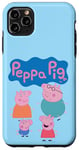 Coque pour iPhone 11 Pro Max Peppa Pig Cute Family Group Shot Logo