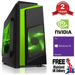 Mega Fast AMD Dual Core 8GB 1TB Home Gaming PC Computer GT 710 Windows 10 Pro FG