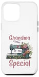 Coque pour iPhone 12 Pro Max Grandma is Sew Spécial Machine à coudre Fleur Fête des Mères