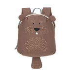LÄSSIG About Friends Tiny Backpack Small child backpack for daycare with chest strap from 2 years old, 24 cm, 3,5 L, Beaver