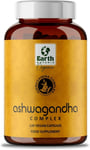 Organic Ashwagandha 120 Vegan Capsules - 1000mg with 10mg Black Pepper High Stre