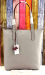 Radley Large Shoulder Bag Work Bag GUILDHALL Light Grey Leather New RRP 229