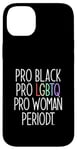 Coque pour iPhone 14 Plus PRO BLACK PRO LGBTQ PRO FEMME PERIODT