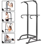 BZLLW Sûr et Stable, Pull Up Power Tower Dip Chin Up Station Ventouses Stabler à Hauteur réglable avec des Bandes for la Maison Pro Gym/Station Multi for Bureau