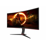 AOC Gaming CU34G2X/BK 34" 3440 x 1440 HDMI DisplayPort 144Hz