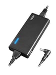 NOX -NXPWR65NB- Chargeur pour ordinateur portable 65W, 10 connecteurs différents, efficacité minimale 85%, compatible avec la plupart des marques, régulation automatique de la tension, couleur noire