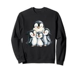 Cute Penguin Bird Family Animal Lover Gift Men Women Kids Sweatshirt