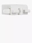 John Lewis Wall Bracket Heavyweight Track, Pack of 4