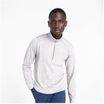 New Balance Athletics Heat Grid 1/2 Zip Homme Gris