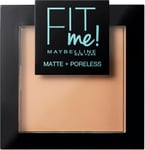 UK Maybelline Fit Me Matte And Poreless Powder 30 Ml Number 220 Natural Beige U