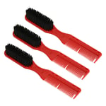 3Pcs Double Headed Men's Styling Hair Beard Brush Comb Multifunctional Doubl SG5