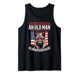 German Shepherd Dog Breed Never Underestimate an Old Man Tank Top