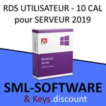 Microsoft Windows Server 2019 - Licence - 10 Rds User Cals - Oem - Rok - Pour Primergy Rx4770 M4 Liquid Cooling)