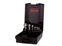 Ruko Ultimatecut 4S 102890Ro Keglesænker-Sæt 6 Dele 6.30 Mm, 8.30 Mm, 10.40 Mm, 12.40 Mm, 16.50 Mm, 20.50 Mm Hss Cylinderskaft 1 Set