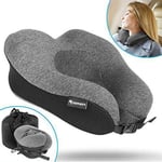 Fosmon Memory Foam Travel Neck Pillow (NEW)