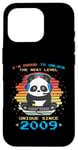 Coque pour iPhone 16 Pro Né en 2009 Birthday Panda Gaming Unlock The Next Level