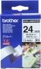 Brother P-Touch Cube plus - TZe tape 24mmx8m non laminated blck/wht TZEN251 84202