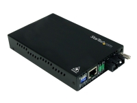 StarTech.com 10/100 Mbps Multi Mode Fiber Media Converter SC - Up to 1.2 miles/2km (ET90110SC2) - Fibermedieomformer - 100Mb LAN - 100Base-FX - RJ-45 / SC flermodus - opp til 2 km - 1310 nm - for P/N: ETCHS2U, SVA12M2NEUA, SVA12M5NA