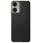 Avizar Case for Motorola Moto G24/G04 Silicone Matt Finish, Black