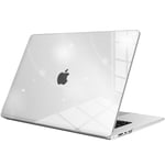 FINTIE Coque Compatible avec MacBook Air 15 Pouces 2024/2023 (M3/M2, Modèle A3114/A2941) - Coque Rigide Fine Étui Léger, Protection pour MacBook Air 15 Pouces, Transparent Cristallin