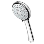 Shower Head 6 Models Shower Head Water Saving High Pressure Easy to Install Chrome Plated Phone Shower Head Without Hose