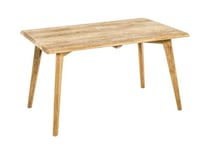 HAKU Möbel Table Basse chêne, Bois Massif - Dim.: L 80 cm x H 45 cm x P 50 cm, Style: Traditional