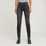 Ace 2.0 Biker Slim Straight Jeans - Grey - Women