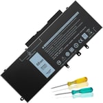 68Wh GJKNX Batterie pour ordinateur portable Dell Latitude 5480 5580 5280 5288 5290 5488 5490 5491 5495 5590 5591 E5480 E5580 E5590 E5490 Dell Precision 15. 3520 3530 Série GD1JP DY9NT 0DY9NT 5YHR4