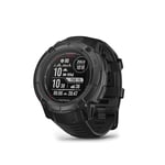 Garmin Instinct 2X SOLAR Tactical Edition, Large Rugged GPS Smartwatch, Built-in Sports Apps and Health Monitoring, Solar Charging, Dedicated Tactical Features and Ultratough Design Features, Black