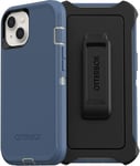 OtterBox Defender Series Series Coque sans écran pour iPhone 13 (Uniquement) – Bleu Fort