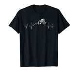 Mountain Bike Heartbeat MTB Biking Cyclist Downhill Cycling T-Shirt